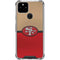 NFL San Francisco 49ers Vintage Google Pixel 5 Clear Case